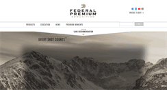 Desktop Screenshot of federalpremium.com