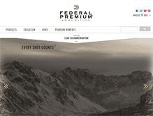 Tablet Screenshot of federalpremium.com