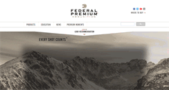 Desktop Screenshot of m.federalpremium.com